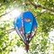 In the Breeze 0988 - Spring Pansies Hot Air Balloon - 6 Panel Spinning Balloon - Outdoor Hanging Decoration